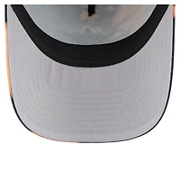Men's New Era  Black Houston Astros Bleached A-Frame 9FORTY Adjustable Hat