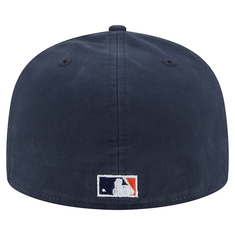 Men's New Era  Navy Houston Astros Championship Side Flag A-Frame 59FIFTY Fitted Hat