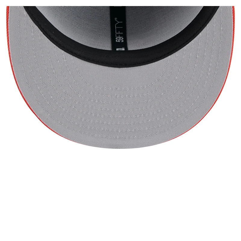 Casquette ajustée 59FIFTY à rayures fines bleu marine des Houston Astros de New Era pour homme