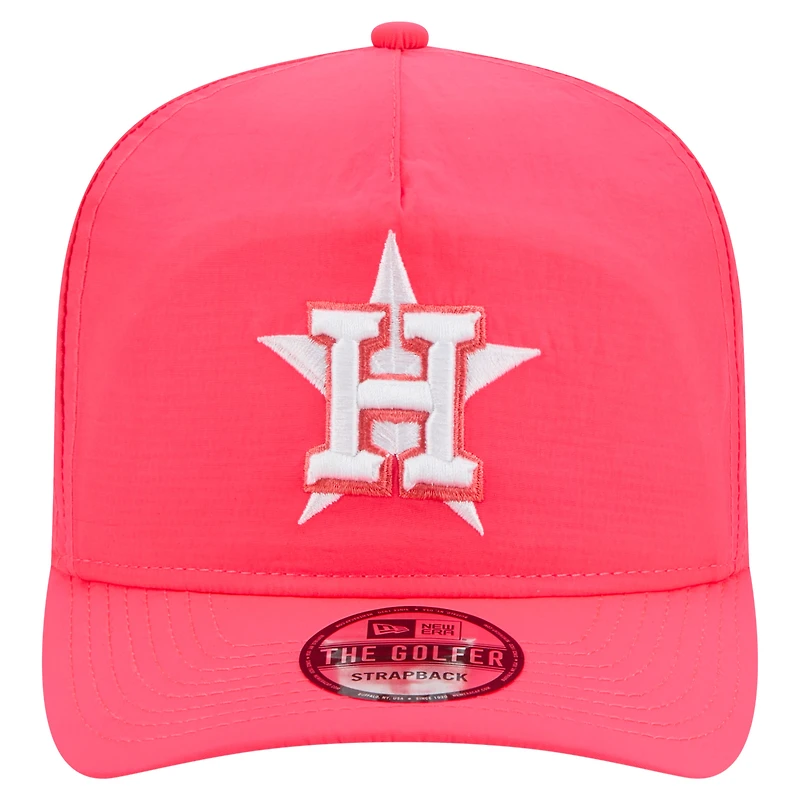 Men's New Era  Pink Houston Astros Everyday Golfer Adjustable Hat