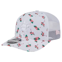 Men's New Era  White Houston Astros Flamingo Mesh Back 9SEVENTY Stretch-Snap Hat