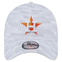 Casquette extensible New Era blanche Houston Astros Graded 39THIRTY pour homme