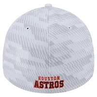 Men's New Era  White Houston Astros Graded 39THIRTY Stretch Fit Hat