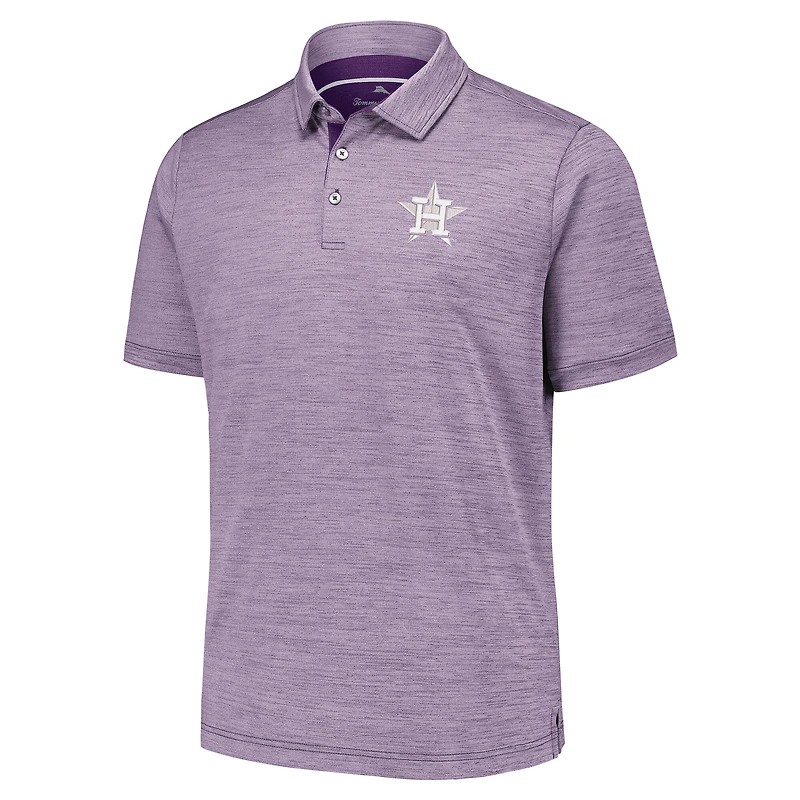 Polo Tommy Bahama violet Houston Astros Sport San Raphael Island Zone pour homme
