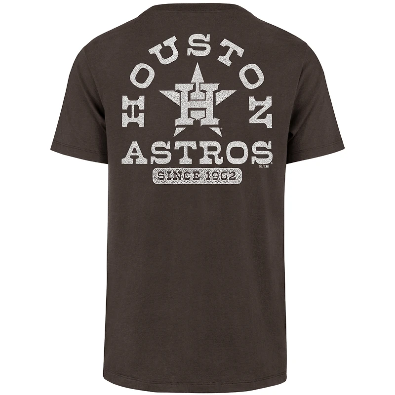 T-shirt marron « Back Canyon Franklin » des Astros de Houston pour homme, édition 1947