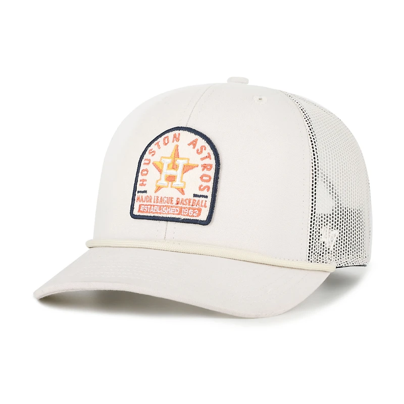Men's '47 Cream Houston Astros Gravestone Adjustable Trucker Hat
