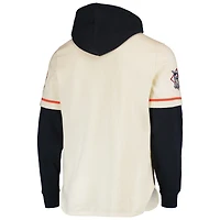 Men's '47 Cream Houston Astros Trifecta Shortstop Pullover Hoodie