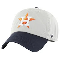 Men's '47 Gray/Navy Houston Astros Sure Shot Classic Franchise Fitted Hat
