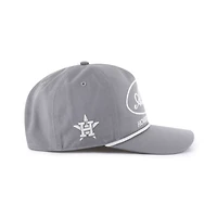 Men's '47 Gray Houston Astros Foundational Hitch Adjustable Hat