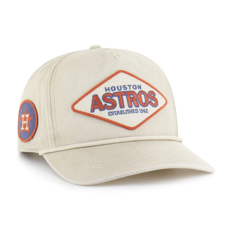 Casquette ajustable Cairn Hitch kaki '47 pour homme des Astros de Houston