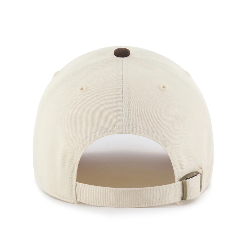 Men's '47 Natural/Brown Houston Astros Two-Tone Fashion Clean Up Adjustable Hat