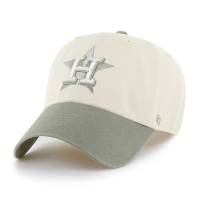 Casquette ajustable bicolore Houston Astros « 47 » naturelle/olive
