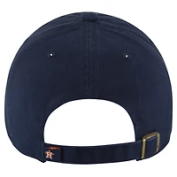 Men's '47 Navy/Orange Houston Astros Clean Up Adjustable Hat
