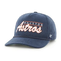 Casquette ajustable en velours côtelé pour homme '47 Navy Houston Astros