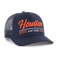Casquette ajustable pour homme '47 Navy Houston Astros Garner Trucker