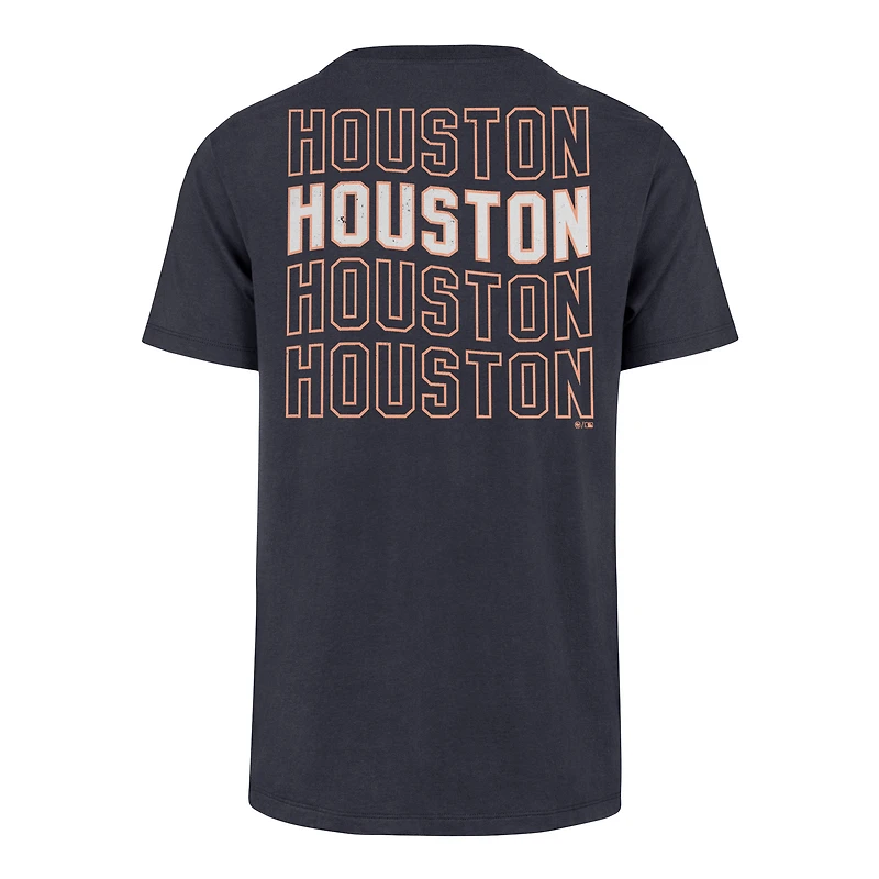 T-shirt '47 bleu marine Houston Astros Hang Back Franklin pour hommes