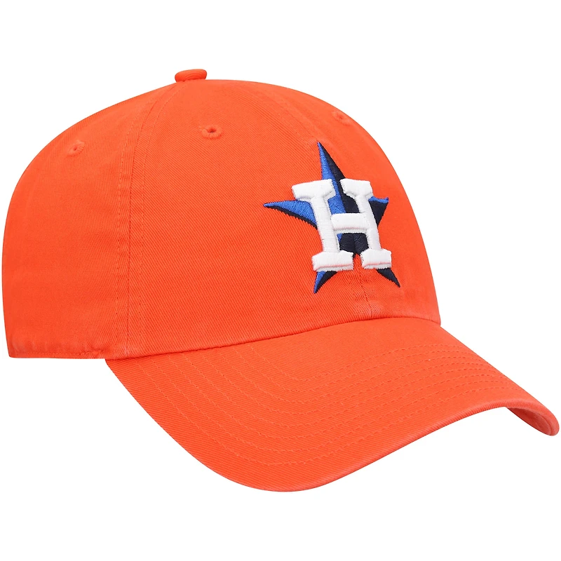 Men's '47 Orange Houston Astros Clean Up Adjustable Hat