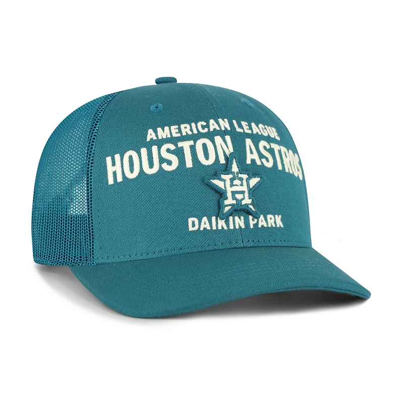Men's '47 Teal Houston Astros Contemporary Hitch Adjustable Trucker Hat
