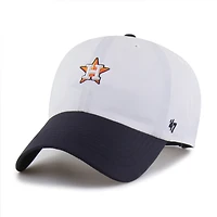 Casquette ajustable Houston Astros Vista Mini Clean Up brrr° blanche et marine pour homme, modèle 47