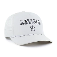 Casquette ajustable Houston Astros Forward Vault Hitch blanche pour homme, modèle 47