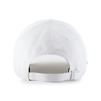 Men's '47 White Houston Astros Foundational Pinch Offside Adjustable Hat