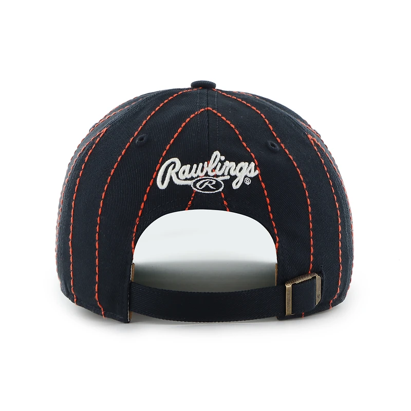 Men's '47 x Rawlings Navy Houston Astros Pinstripe Hitch Adjustable Hat