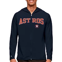 Men's Antigua Navy Houston Astros Wordmark Legacy Full-Zip Hoodie