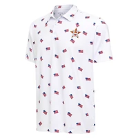 Polo Americana des Astros de Houston blanc Antigua pour hommes
