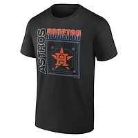 T-shirt noir pour homme Houston Astros Home Field Pop personnalisé avec nom et numéro