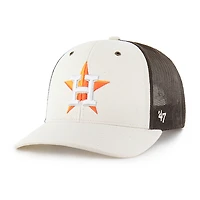 Casquette trucker ajustable Carhartt x '47 pour homme, couleur naturelle/marron, Houston Astros.