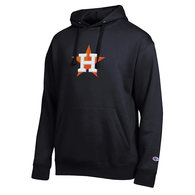 Sweat à capuche Champion noir pour homme avec logo brodé des Houston Astros All Star