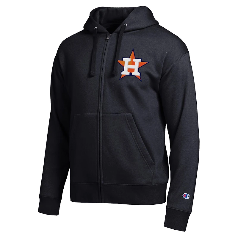 Men's Champion Black Houston Astros All-Star Full-Zip Hoodie
