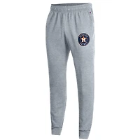 Pantalon de jogging Champion Powerblend gris chiné pour homme, Houston Astros