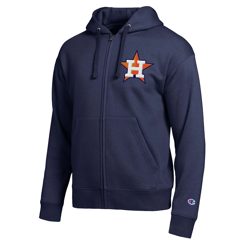 Sweat à capuche zippé Champion bleu marine Houston Astros All-Star pour homme