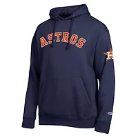 Sweat à capuche Champion bleu marine pour homme, logo All Star des Houston Astros
