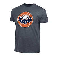 Men's Champion  Navy Houston Astros Cooperstown Logo Tri-Blend T-Shirt