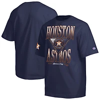 Men's Champion Navy Houston Astros Traditions Two Locations T-Shirt