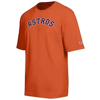 Men's Champion Orange Houston Astros All Star Chenille Wordmark T-Shirt