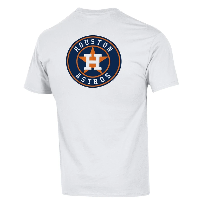 T-shirt blanc Champion Houston Astros 3-Hit Jersey pour homme