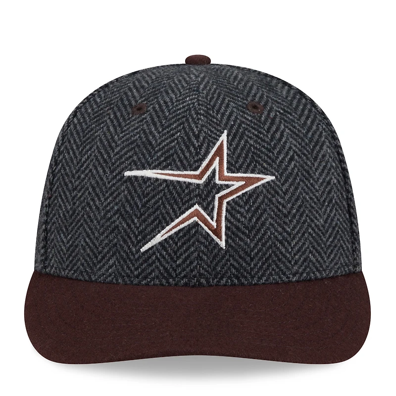 Men's Chase B x New Era Black/Brown Houston Astros 9FIFTY Low Profile Adjustable Hat
