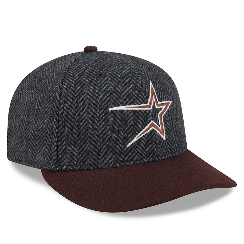 Men's Chase B x New Era Black/Brown Houston Astros 9FIFTY Low Profile Adjustable Hat