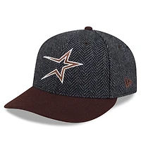 Men's Chase B x New Era Black/Brown Houston Astros 9FIFTY Low Profile Adjustable Hat