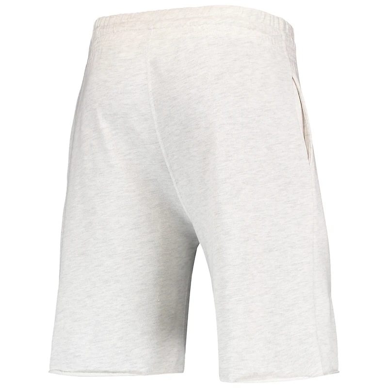 Men's Concepts Sport Oatmeal Houston Astros Mainstream Logo Terry Tri-Blend Shorts