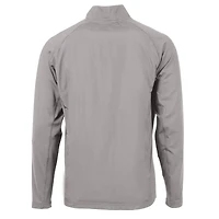 Veste hybride en tricot écologique recyclé Adapt Big & Tall pour homme, coupe-vent et gris des Astros de Houston, coupe raglan, entièrement zippée