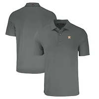 Polo recyclé Cutter & Buck gris Houston Astros Forge Eco Stretch pour homme