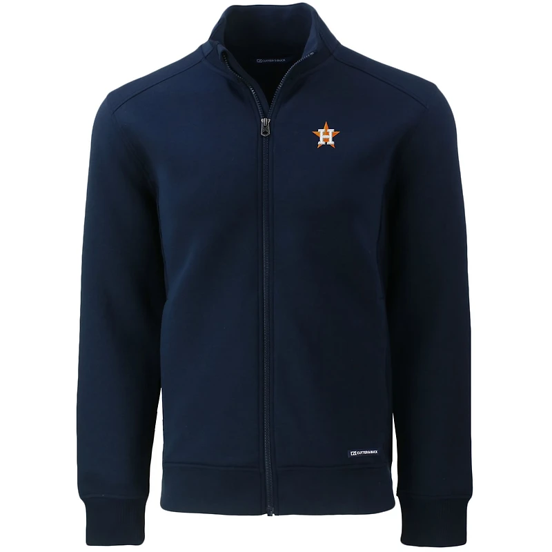 Veste zippée intégrale recyclée Roam Eco pour homme, bleu marine, des Astros de Houston, coupe Cutter & Buck, taille grande et