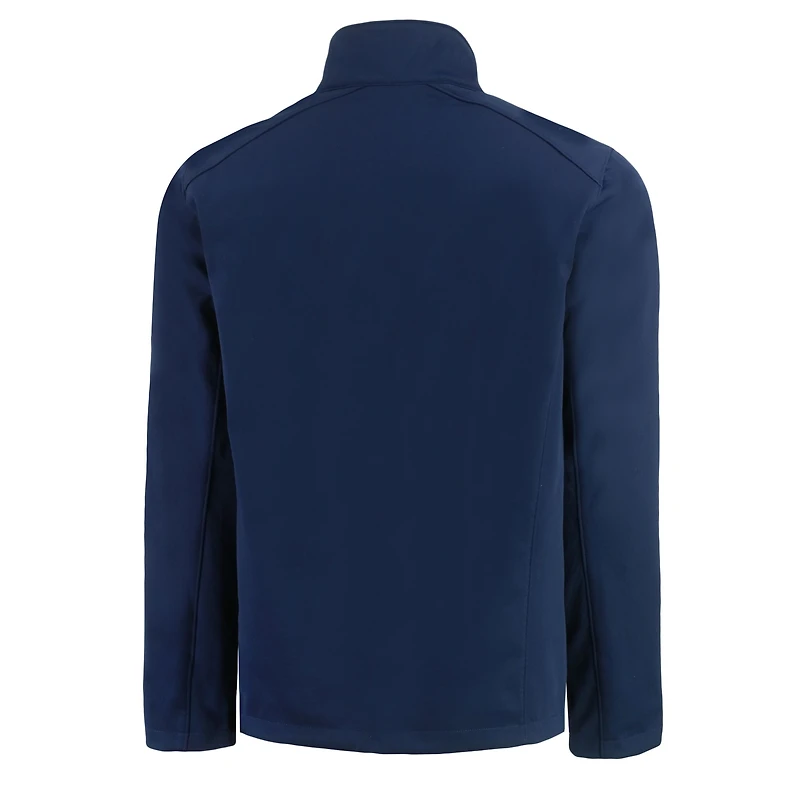 Men's Cutter & Buck Navy Houston Astros Evoke Eco Softshell Recycled Full-Zip Jacket
