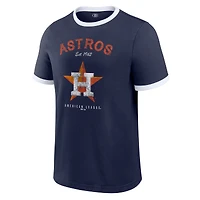 Men's Darius Rucker Collection by Fanatics  Navy Houston Astros Washed Ringer T-Shirt