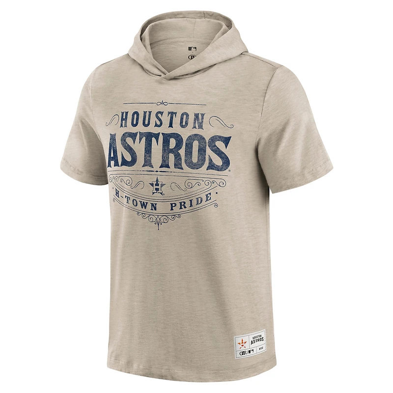 Men's Darius Rucker Collection by Fanatics Tan Houston Astros Hooded T-Shirt