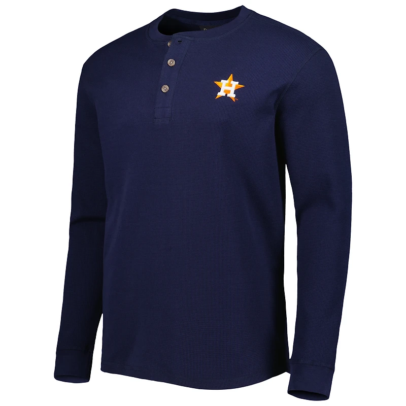 T-shirt à manches longues pour homme Dunbrooke Houston Astros bleu marine Maverick